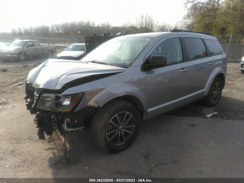 VIN 3C4PDCAB0JT243087 2018 DODGE JOURNEY SE