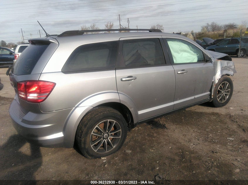 VIN 3C4PDCAB0JT243087 2018 DODGE JOURNEY SE