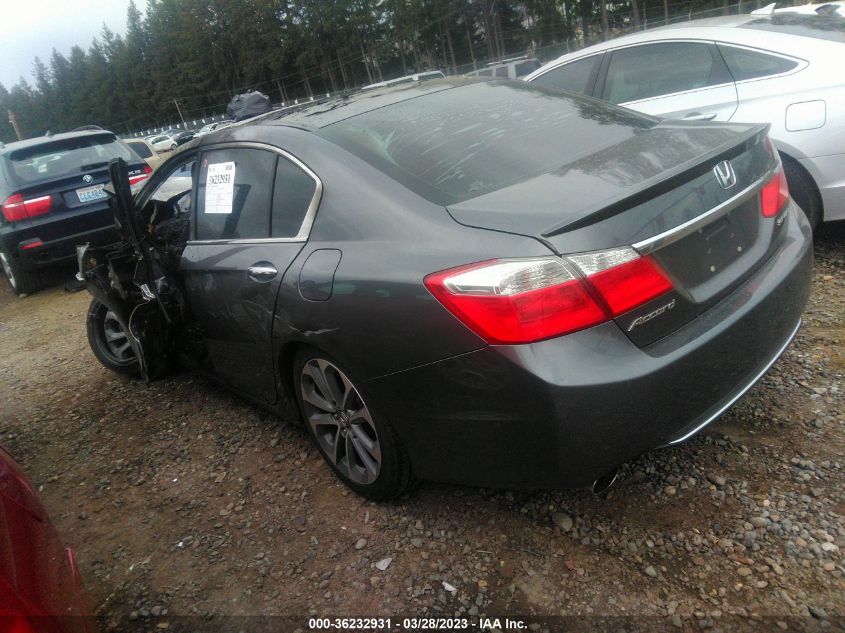 2015 HONDA ACCORD SEDAN SPORT - 1HGCR2F55FA129728