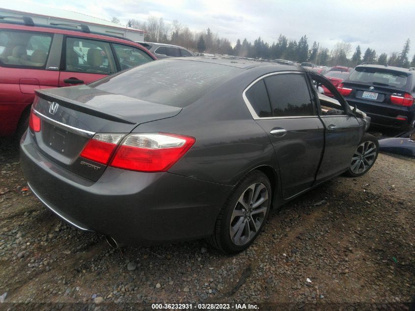 2015 HONDA ACCORD SEDAN SPORT - 1HGCR2F55FA129728