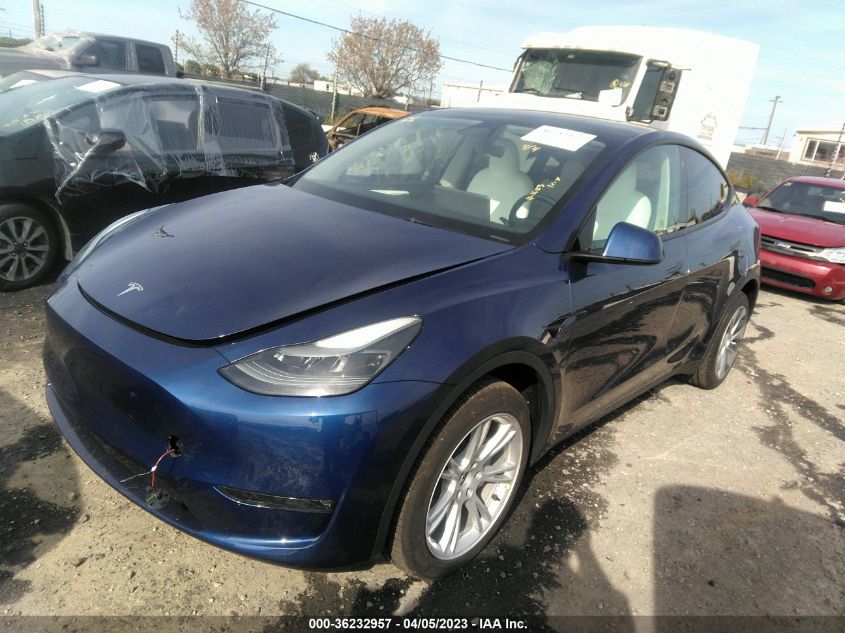 2023 TESLA MODEL Y LONG RANGE - 7SAYGDEE1PF635110