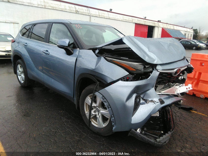 VIN 5TDKDRBH1PS009723 2023 TOYOTA HIGHLANDER L/LE/XLE/XSE/LIMITED
