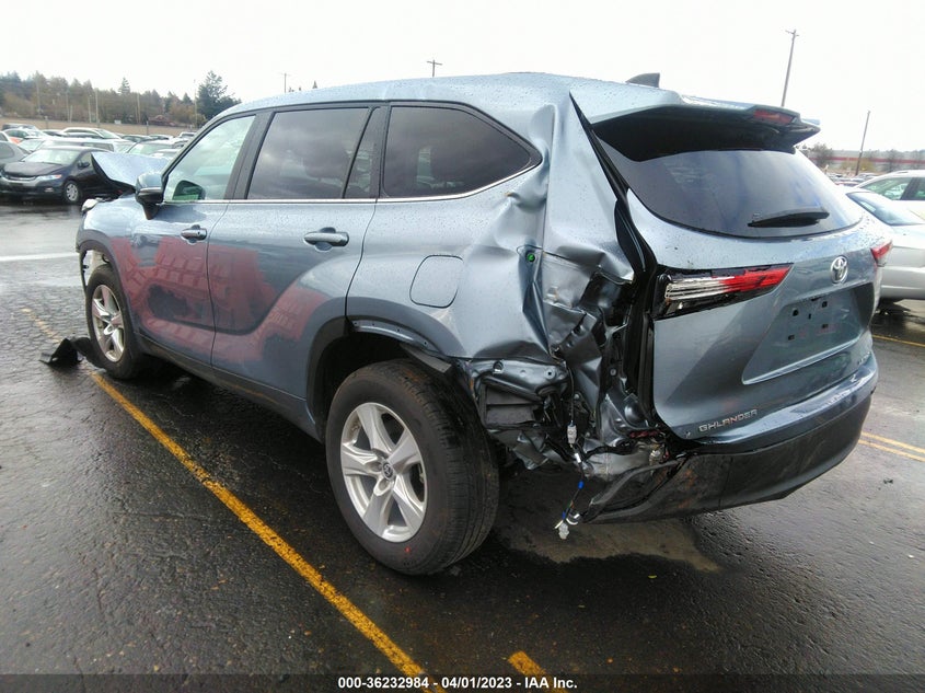 VIN 5TDKDRBH1PS009723 2023 TOYOTA HIGHLANDER L/LE/XLE/XSE/LIMITED