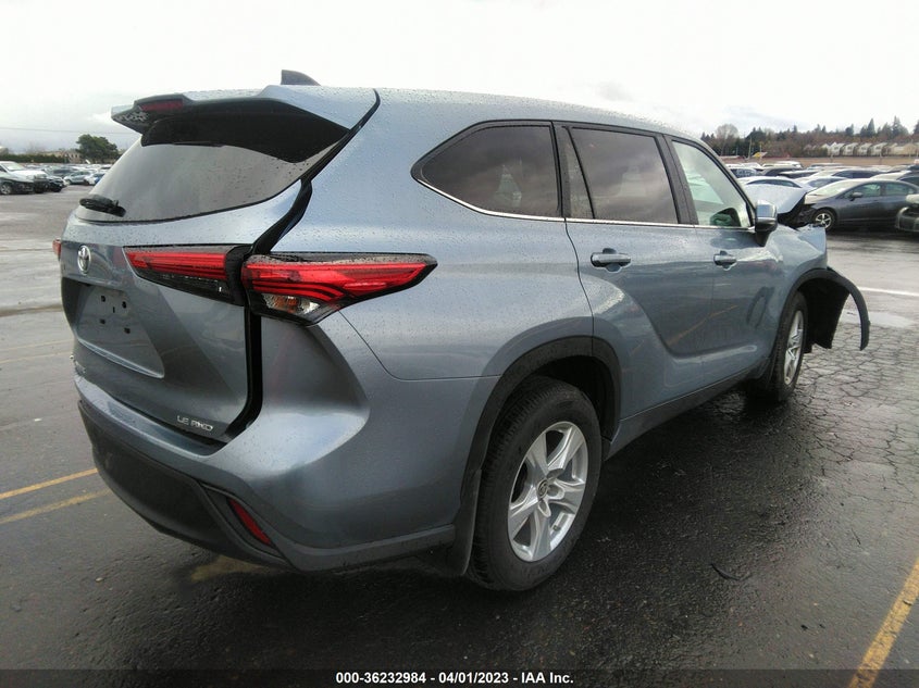 VIN 5TDKDRBH1PS009723 2023 TOYOTA HIGHLANDER L/LE/XLE/XSE/LIMITED