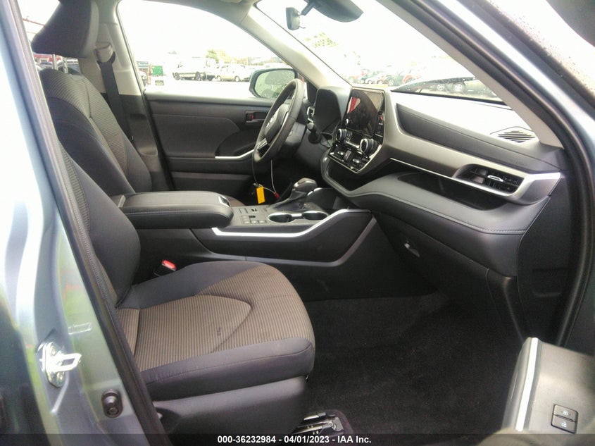 VIN 5TDKDRBH1PS009723 2023 TOYOTA HIGHLANDER L/LE/XLE/XSE/LIMITED