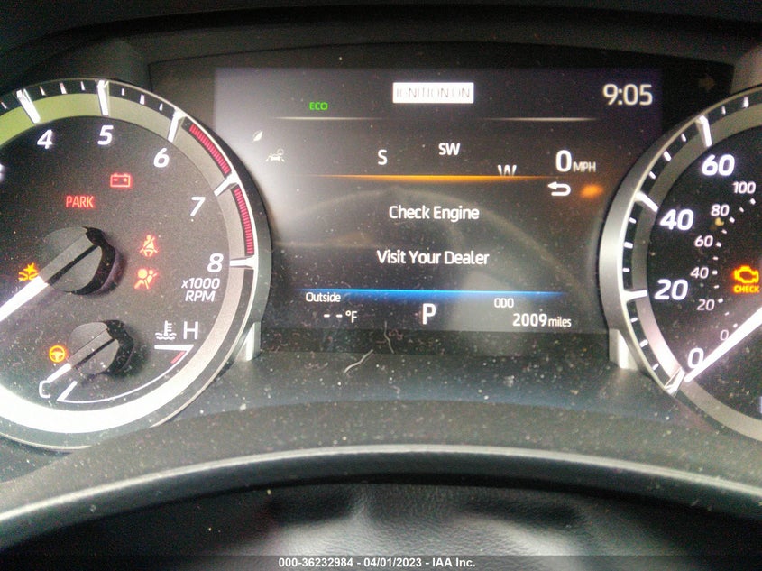 VIN 5TDKDRBH1PS009723 2023 TOYOTA HIGHLANDER L/LE/XLE/XSE/LIMITED