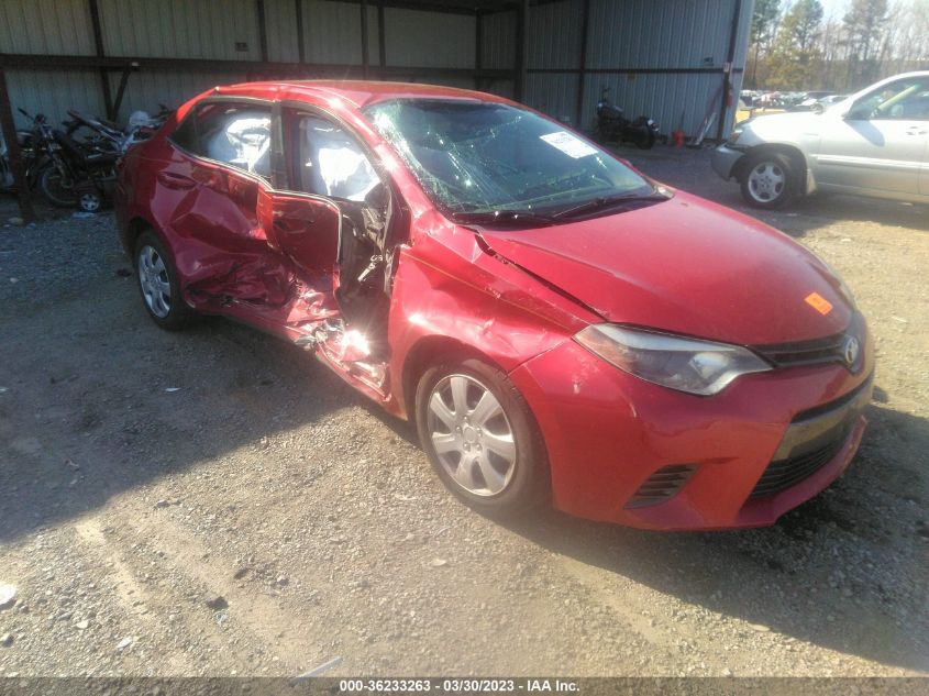 2015 TOYOTA COROLLA LE - 2T1BURHE4FC465011