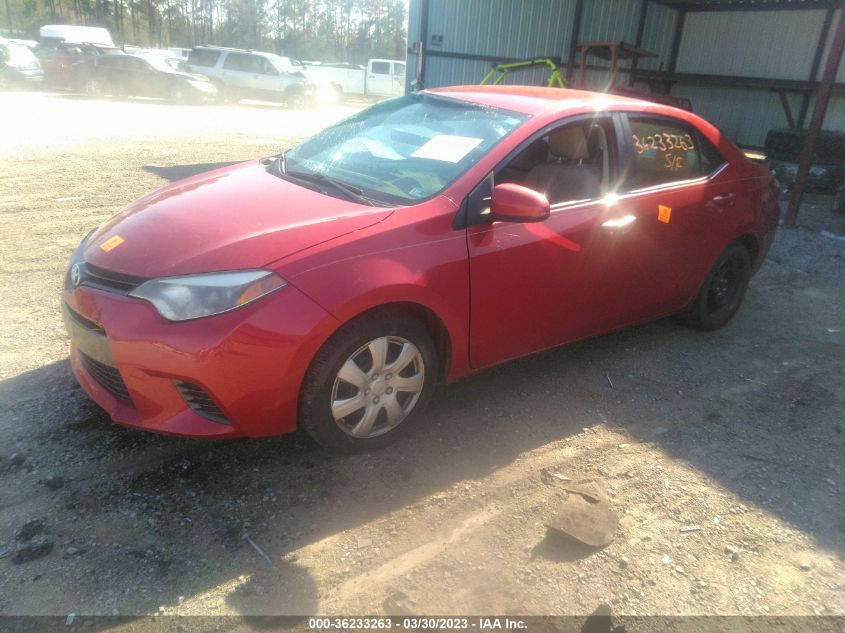 2015 TOYOTA COROLLA LE - 2T1BURHE4FC465011