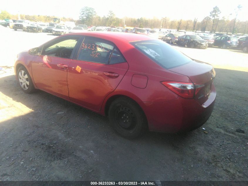 2015 TOYOTA COROLLA LE - 2T1BURHE4FC465011