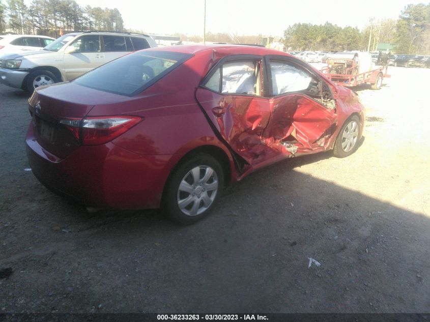 2015 TOYOTA COROLLA LE - 2T1BURHE4FC465011