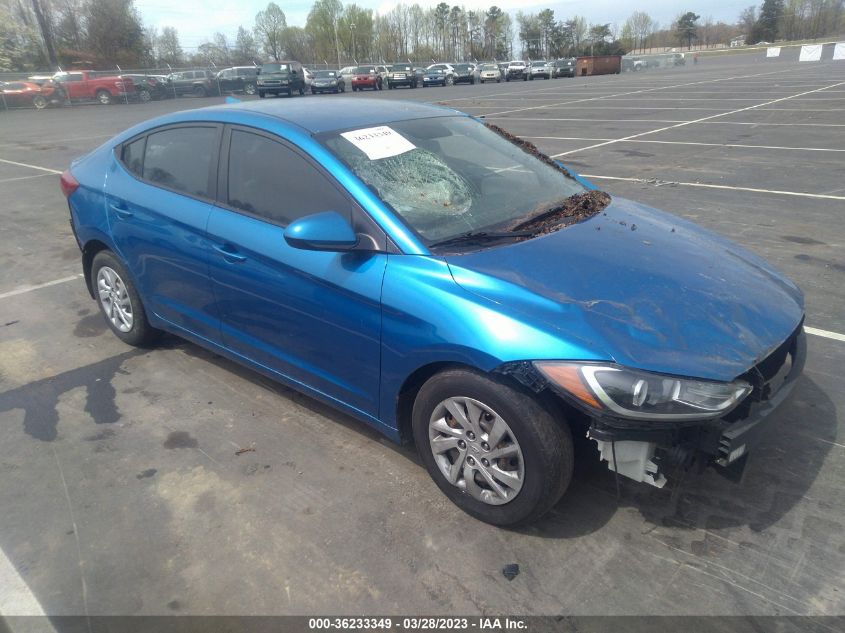 2017 HYUNDAI ELANTRA SE - 5NPD74LFXHH140494