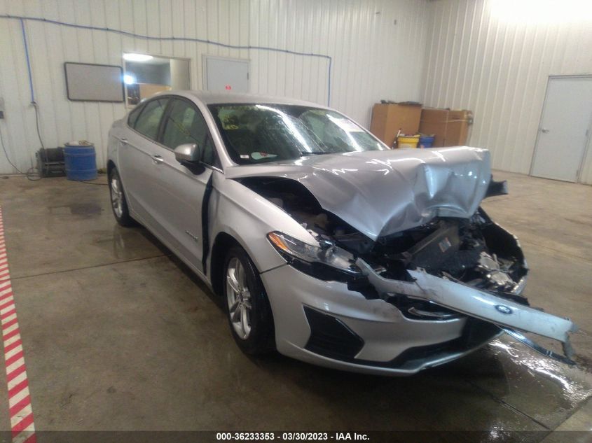 3FA6P0LU1KR130768 FORD FUSION HYBRID SE 2019