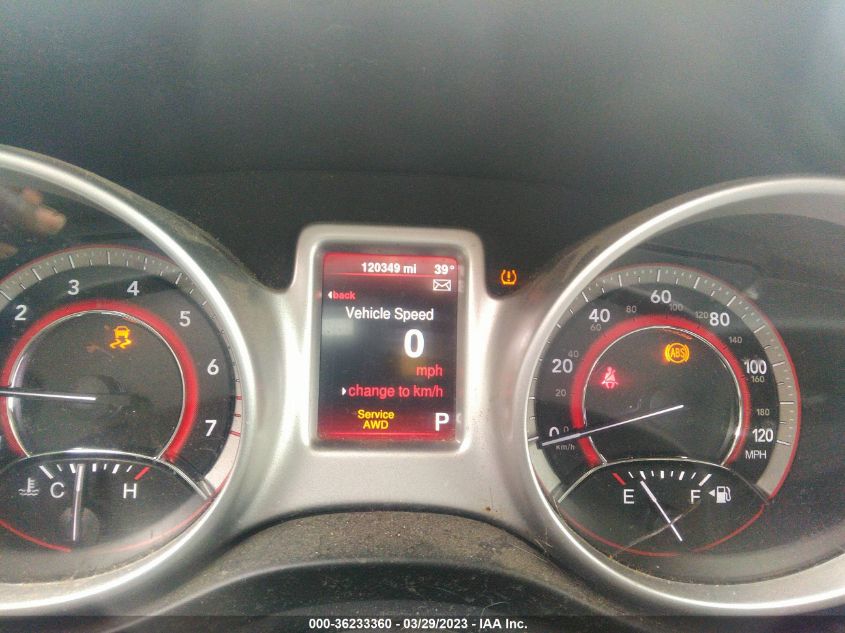 2015 DODGE JOURNEY SXT - 3C4PDDBG0FT526497