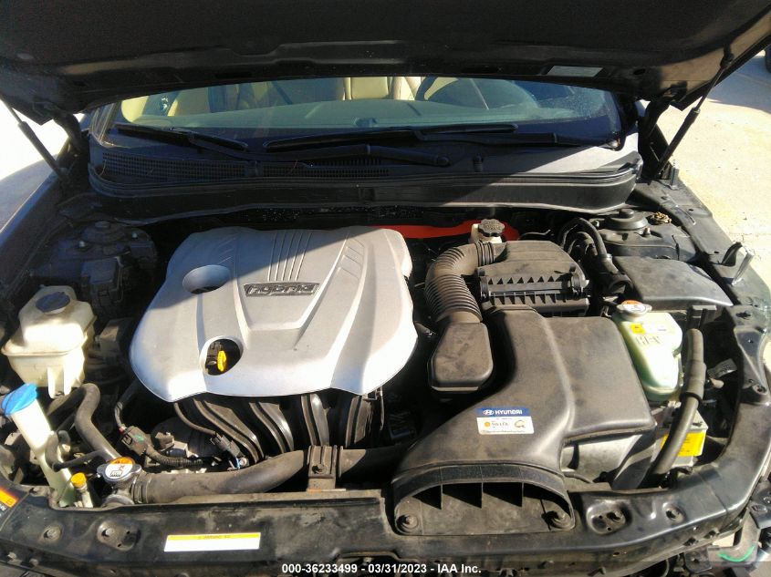2013 HYUNDAI SONATA HYBRID LIMITED W - KMHEC4A48DA051408