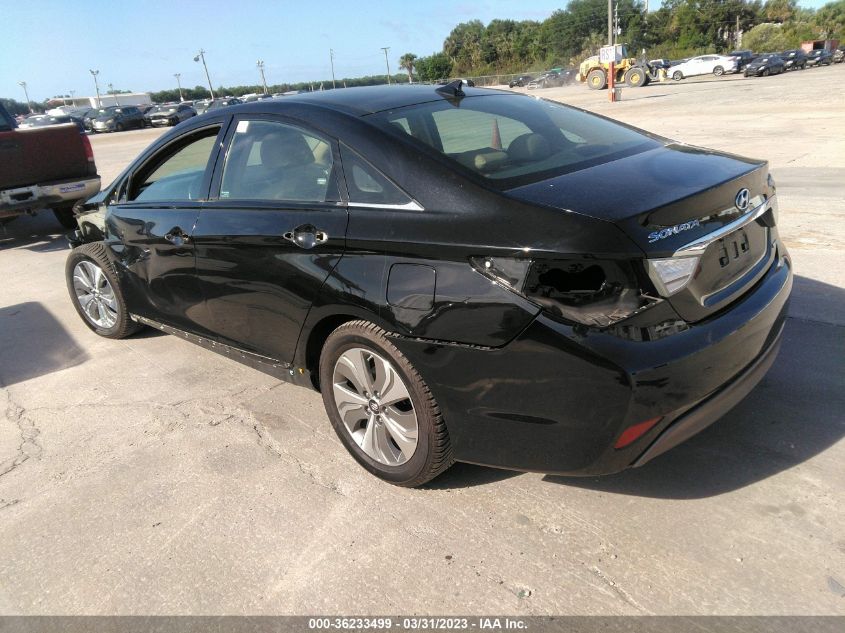 2013 HYUNDAI SONATA HYBRID LIMITED W - KMHEC4A48DA051408