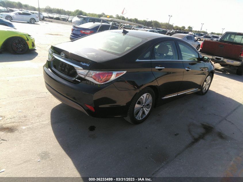 2013 HYUNDAI SONATA HYBRID LIMITED W - KMHEC4A48DA051408