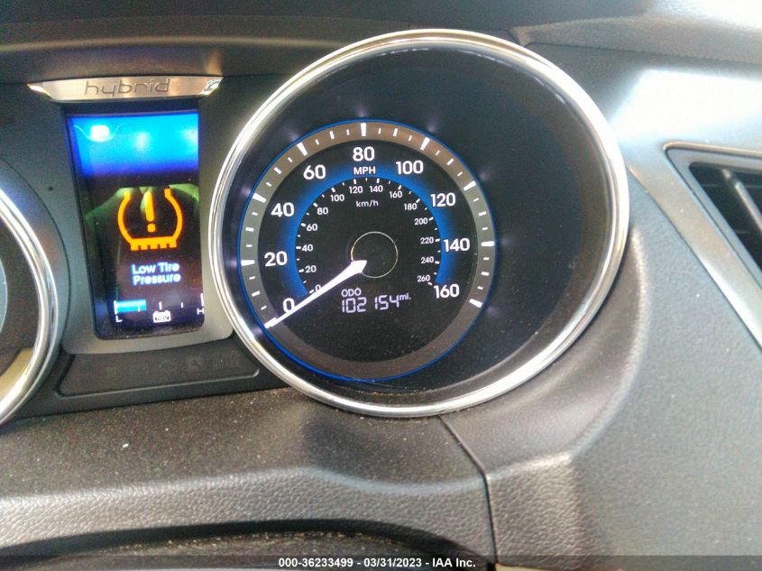 2013 HYUNDAI SONATA HYBRID LIMITED W - KMHEC4A48DA051408