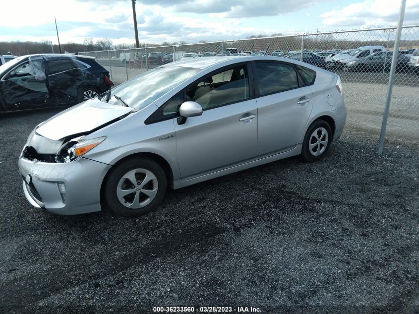 2013 TOYOTA PRIUS - JTDKN3DU0D5560876
