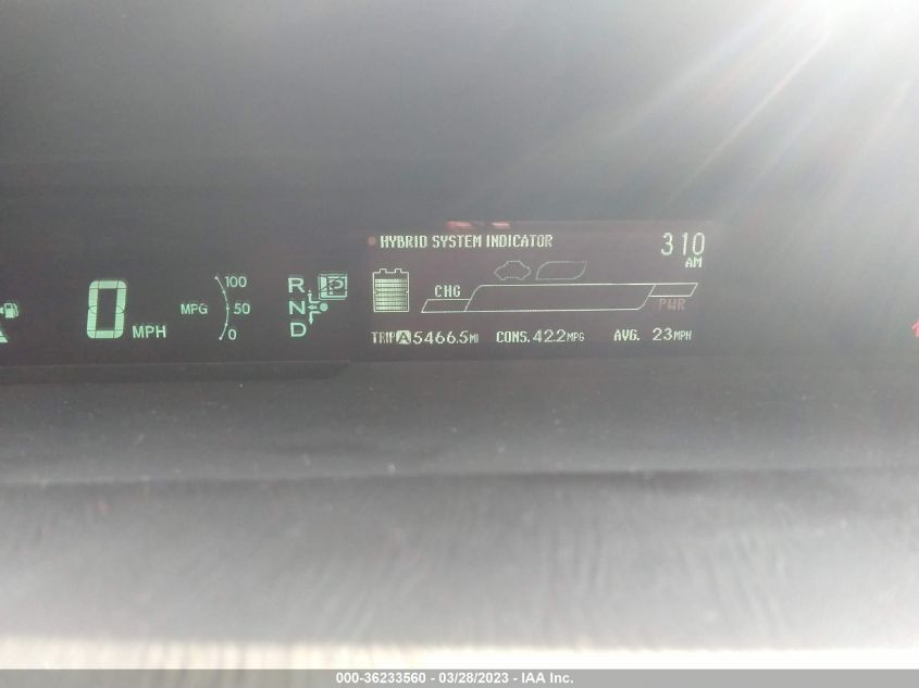 2013 TOYOTA PRIUS - JTDKN3DU0D5560876