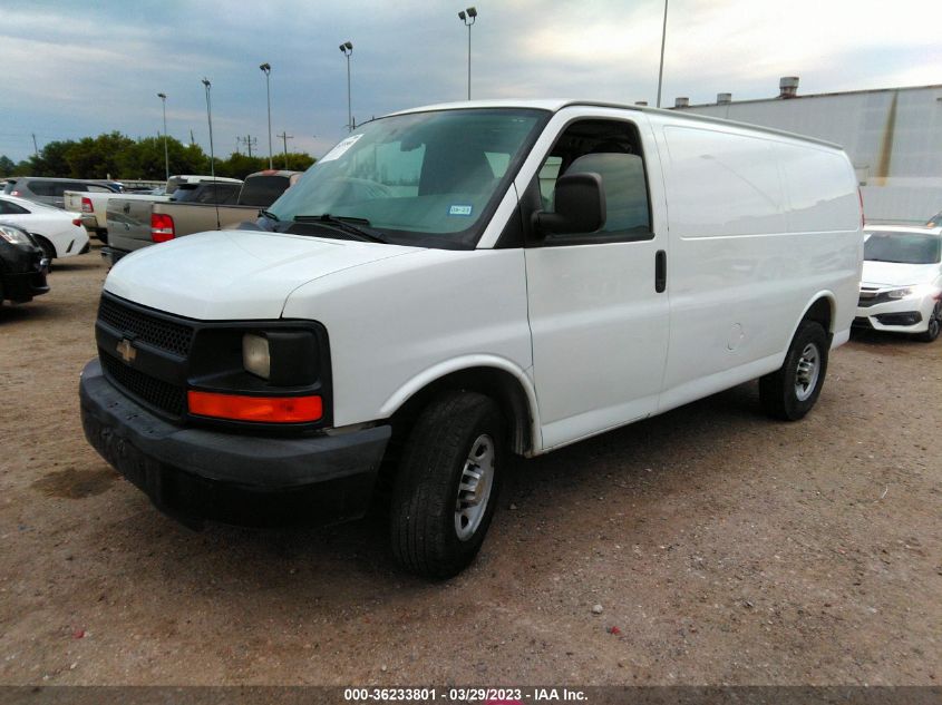2013 CHEVROLET EXPRESS 2500 WORK VAN - 1GCWGFBA0D1184564