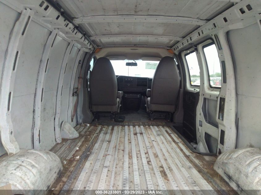 2013 CHEVROLET EXPRESS 2500 WORK VAN - 1GCWGFBA0D1184564