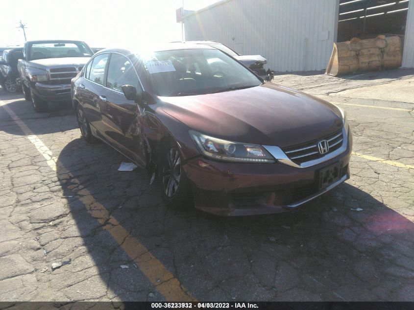 2014 HONDA ACCORD LX - 1HGCR2F34EA051665