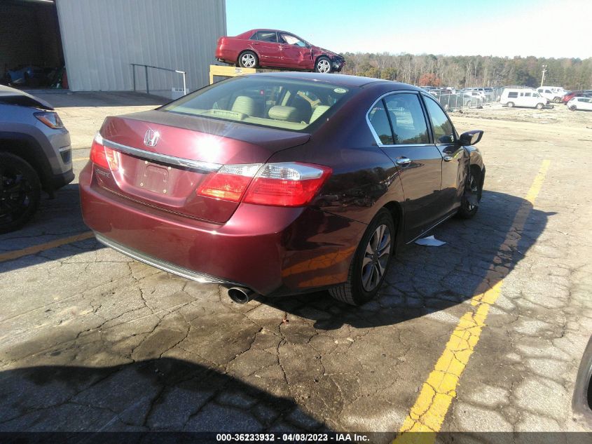 2014 HONDA ACCORD LX - 1HGCR2F34EA051665
