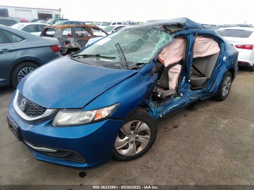 2015 HONDA CIVIC SEDAN LX - 2HGFB2F55FH515522