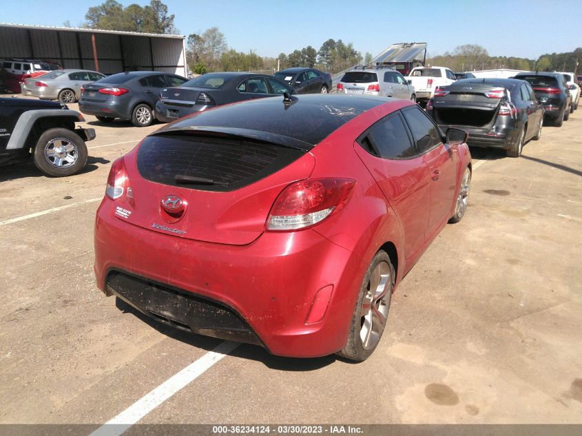 2013 HYUNDAI VELOSTER W/GRAY INT - KMHTC6AD2DU086611