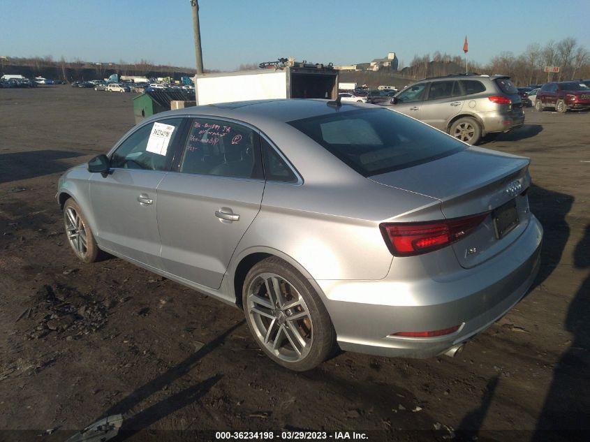 2019 AUDI A3 SEDAN PREMIUM - WAUBEGFF6KA124654