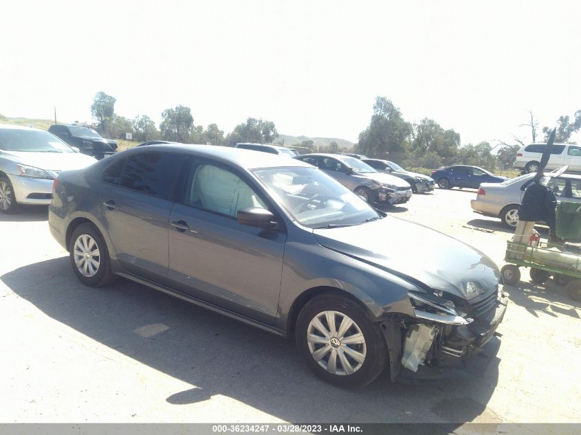 2014 VOLKSWAGEN JETTA SEDAN S - 3VW2K7AJ3EM405144