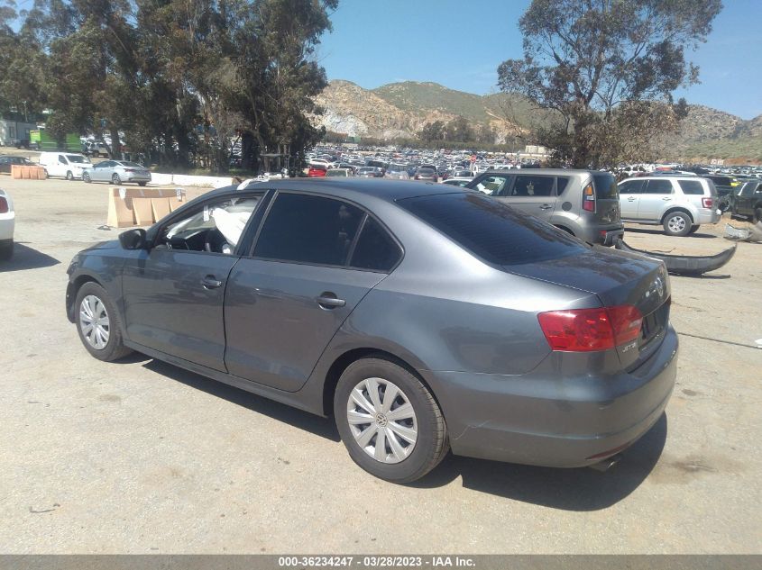 2014 VOLKSWAGEN JETTA SEDAN S - 3VW2K7AJ3EM405144