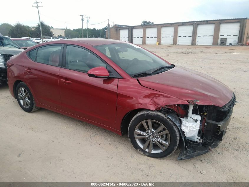 2017 HYUNDAI ELANTRA SE - KMHD84LF8HU063946