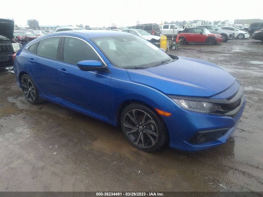 2019 HONDA CIVIC SEDAN SPORT - 2HGFC2F86KH601486