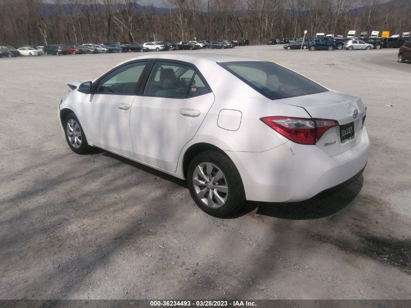 2014 TOYOTA COROLLA L/LE/S/S PLUS/LE PLUS - 2T1BURHE9EC059885