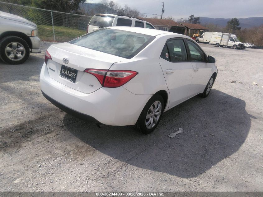 2014 TOYOTA COROLLA L/LE/S/S PLUS/LE PLUS - 2T1BURHE9EC059885