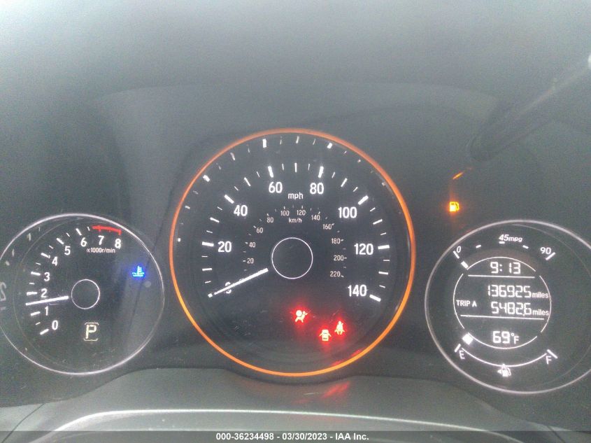 2016 HONDA HR-V EX - 3CZRU5H5XGM737460