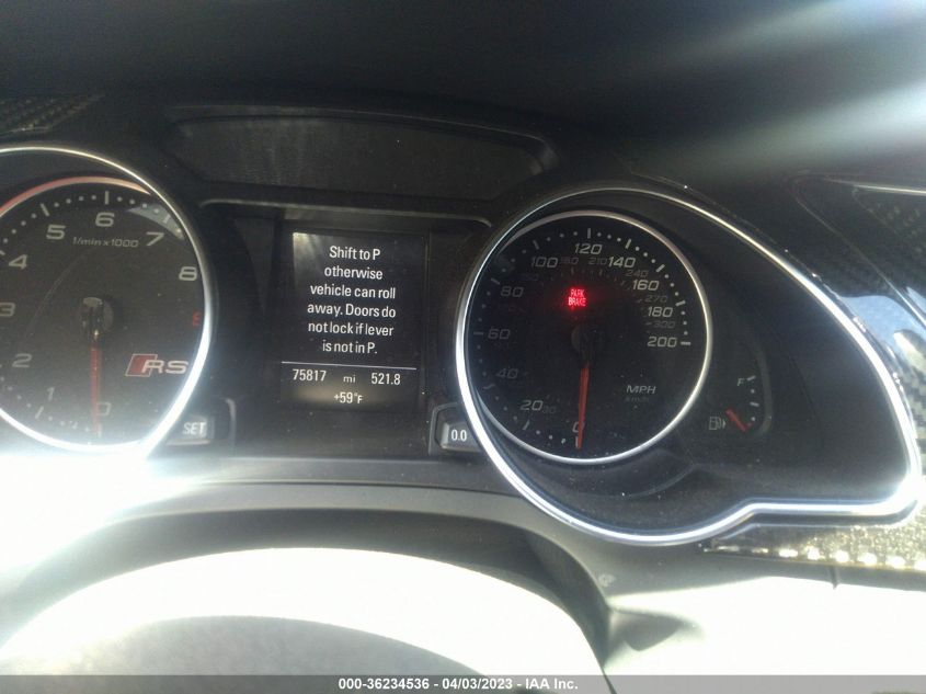 2014 AUDI RS 5 WUAC6AFR0EA900666