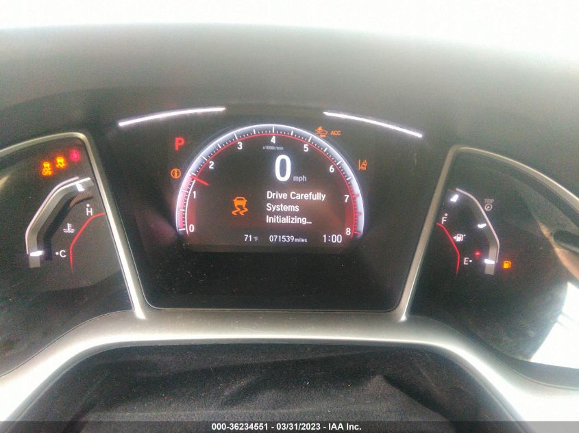 2019 HONDA CIVIC SEDAN SPORT - 19XFC2F86KE040295