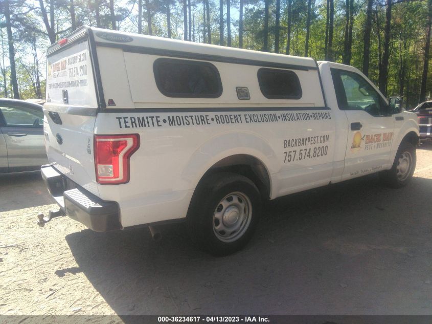 2017 FORD F-150 XL/XLT - 1FTMF1C85HKE07254