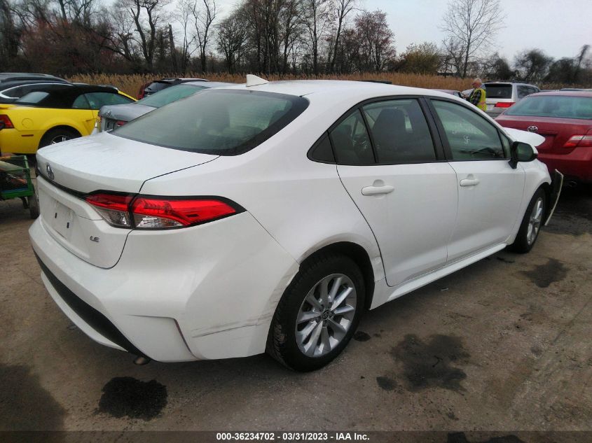 2020 TOYOTA COROLLA LE - JTDHPRAE1LJ068044