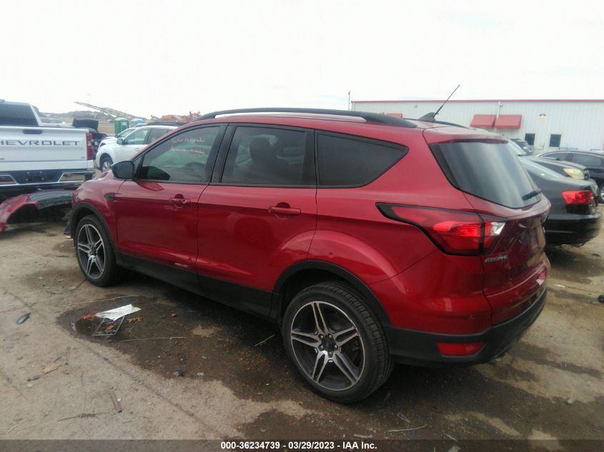 2019 FORD ESCAPE SEL - 1FMCU0HD3KUB34629