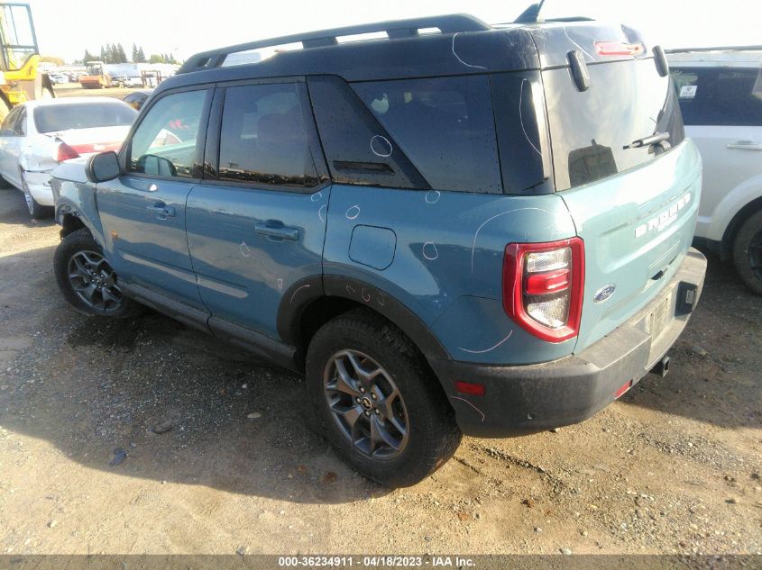 2021 FORD BRONCO SPORT BADLANDS - 3FMCR9D98MRB06651