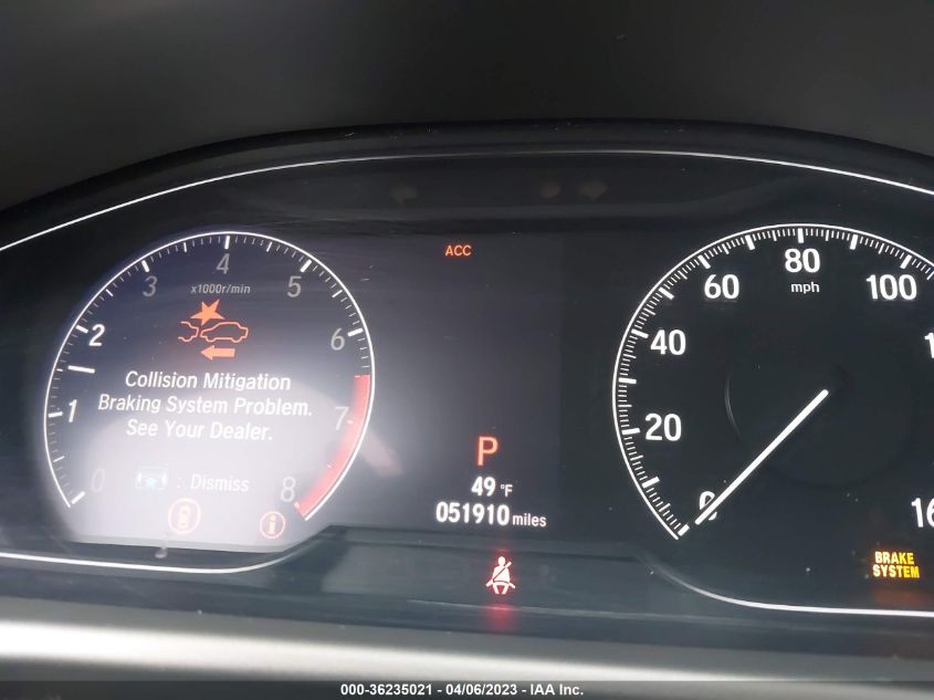 2018 HONDA ACCORD SEDAN EX 1.5T - 1HGCV1F48JA077422