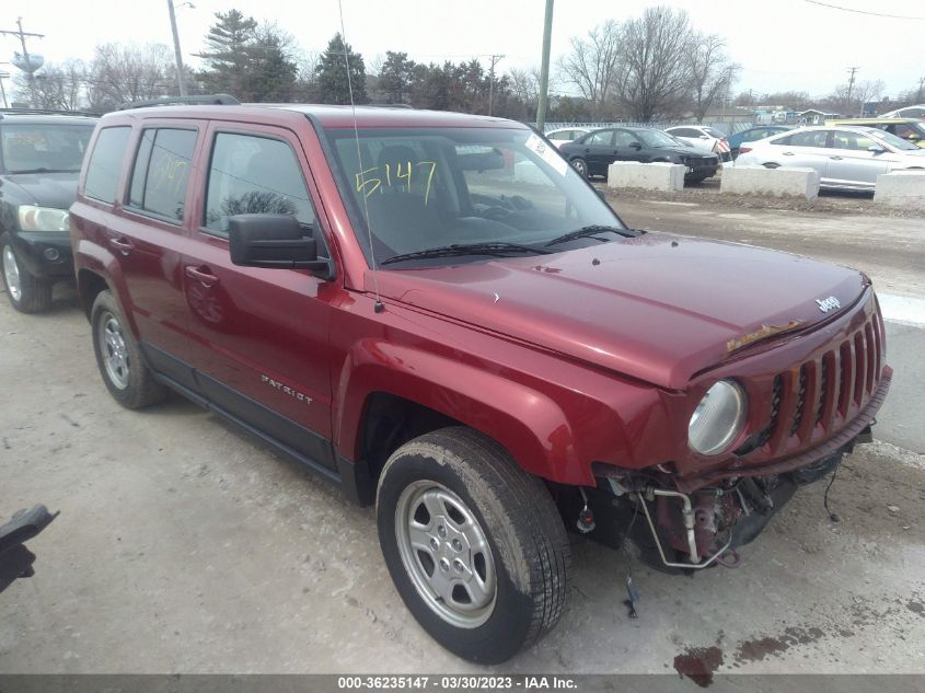 2015 JEEP PATRIOT SPORT - 1C4NJPBA8FD313090