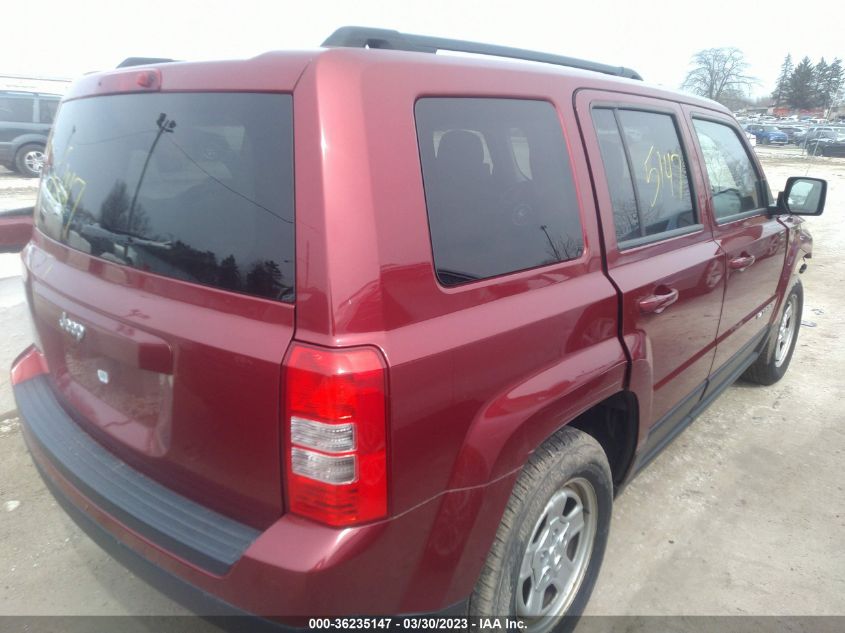 2015 JEEP PATRIOT SPORT - 1C4NJPBA8FD313090