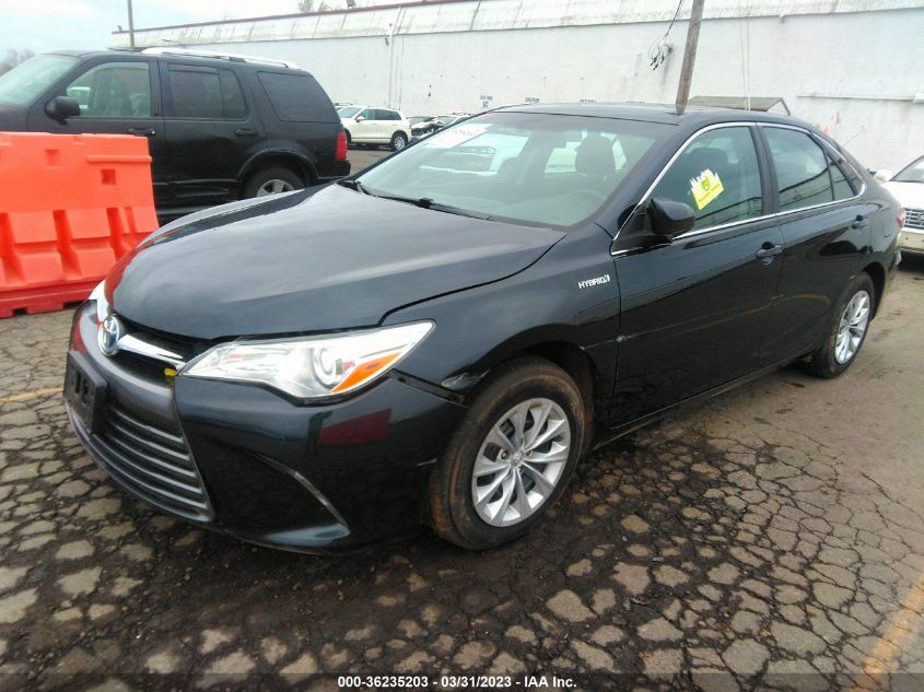 2016 TOYOTA CAMRY HYBRID LE/XLE/SE - 4T1BD1FK1GU180020