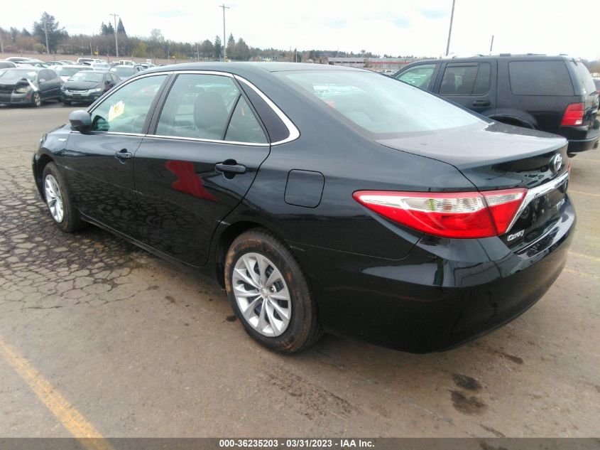 2016 TOYOTA CAMRY HYBRID LE/XLE/SE - 4T1BD1FK1GU180020