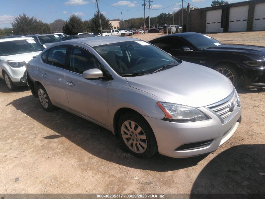2013 NISSAN SENTRA S - 3N1AB7APXDL798389