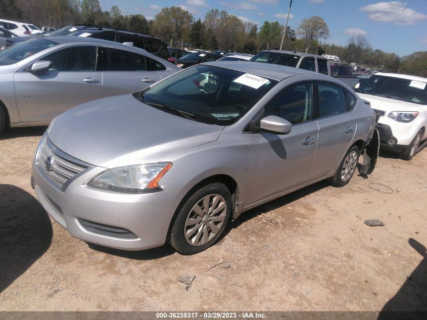 2013 NISSAN SENTRA S - 3N1AB7APXDL798389